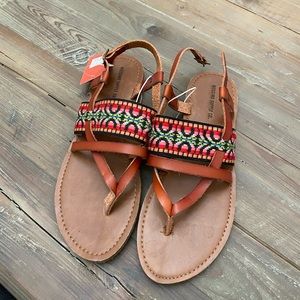 NWT target mossimo sandals size 9